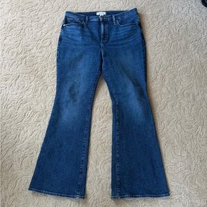 Women's Madewell Mini-Boot Blue Jeans
